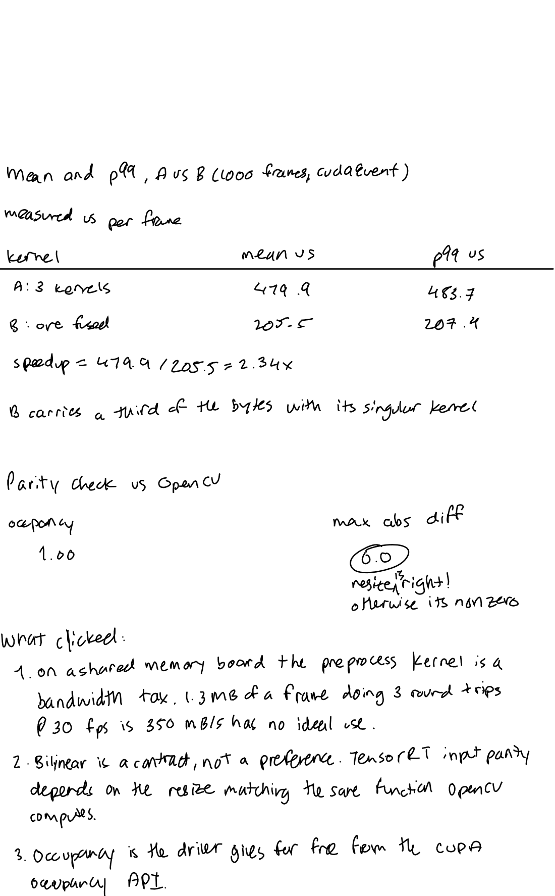 Handwritten notes, Day 7, page 2